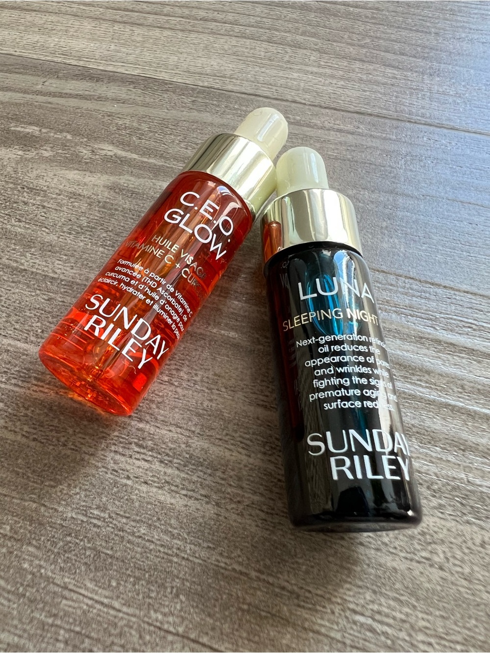SUNDAY RILEY • C.E.O. Glow Vitamin C Oil Serum + Luna Sleeping Night Oil